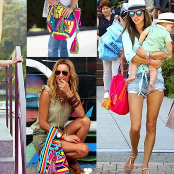 NWT HANDMADE WAYUU HANDBAG BOHEMIAN TOTE CROSSBODY - Picture 4 of 5